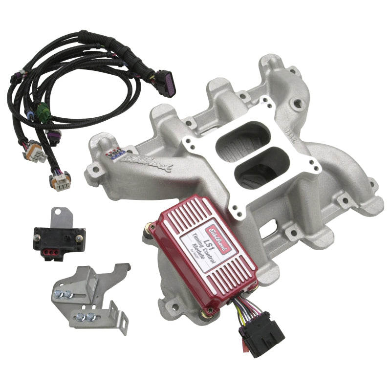 Edelbrock SBC LS1 Carbureted Manifold Edelbrock Intake Manifolds