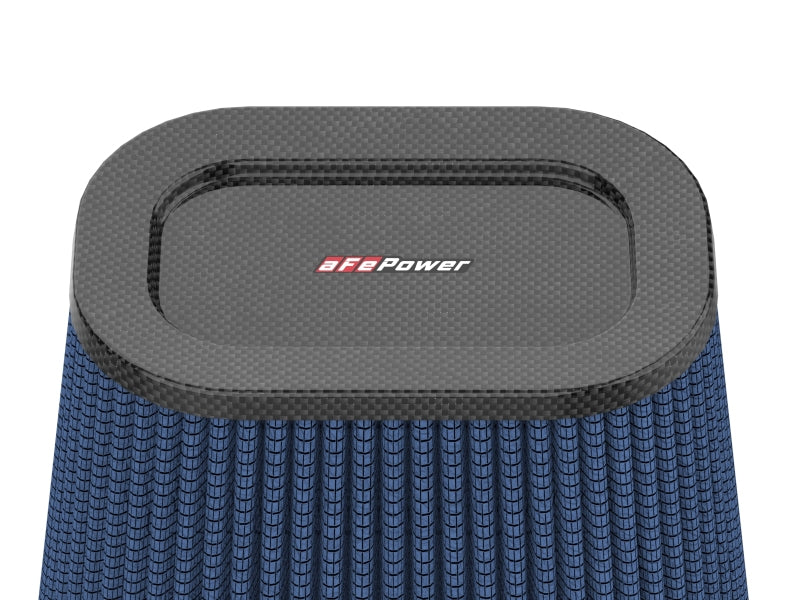aFe Track Series Intake Pro 5R Air Filter 4IN F x (7-3/4 x 6-1/2)IN B x (5-3/4 x 3-3/4)IN T x 7IN aFe Air Filters - Universal Fit