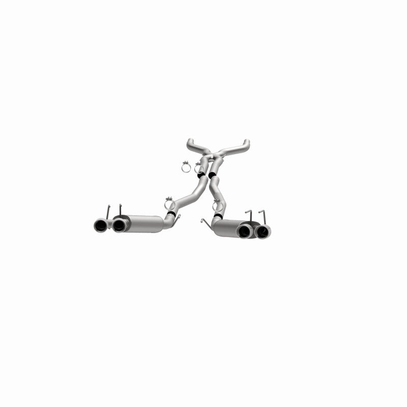 MagnaFlow 13 Chevy Camaro V8 6.2L S/C Quad Split Rear Exit Cat Back Perf Exhaust Magnaflow Catback