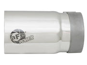aFe MACH Force-Xp Universal Exhaust Tip 3-1/2 IN Inlet x 4 IN Outlet x 7 IN Polished Right Side Exit aFe Tips