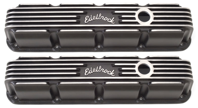 Edelbrock Valve Cover Classic Series Chrysler Magnum V8 Black Edelbrock Valve Covers