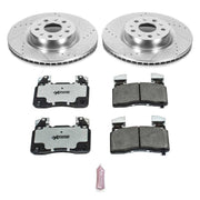 Power Stop 16-18 Cadillac CT6 Front Z26 Street Warrior Brake Kit PowerStop Brake Kits - Performance D&S