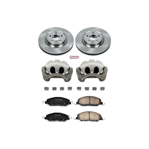 Power Stop 11-14 Ford Mustang Front Autospecialty Brake Kit w/Calipers PowerStop Brake Kits - OE