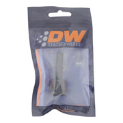 DeatschWerks 8AN Female Flare Swivel to 3/8in Male EFI Quick Disconnect - Anodized Matte Black DeatschWerks Fuel Components Misc