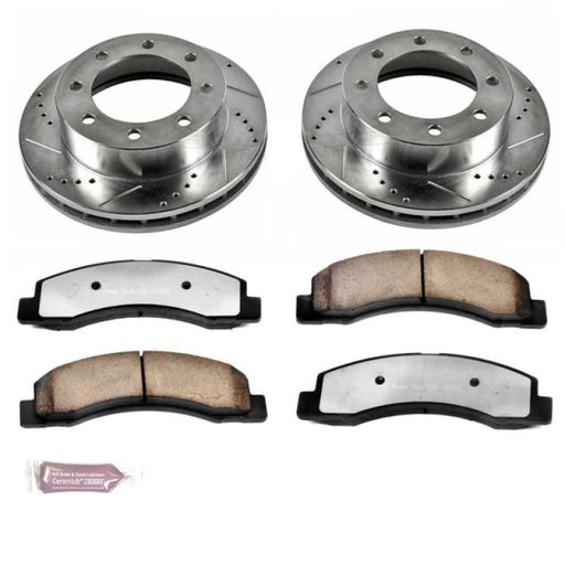 Power Stop 1999 Ford F-250 Super Duty Front Z36 Truck & Tow Brake Kit PowerStop Brake Kits - Performance D&S