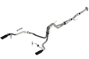 Borla F-150 2021 5.0L 2dr RC SB (122.8 WB) XL/XLT 3/2.25 SRE Cat-Back ATAK Black Chrome Tips Borla Catback