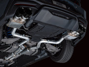 AWE 2024 Ford Mustang GT Fastback S650 RWD SwitchPath Catback Exhaust w/ Quad Diamond Black Tips AWE Tuning Catback