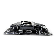 Edelbrock 65-90 BB Chevy Oval Port Heads Performer 2-O Manifold - Black Plasma Edelbrock Intake Manifolds