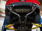 aFe POWER MACH Force-Xp 3in Axle-Back Exhaust 16-20 Chevy Camaro SS V8 6.2L w/o Mufflers - Polished aFe Catback