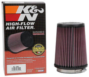 K&N Filter Universal Rubber Filter 4 inch Flange 5 3/8 inch Base 4 3/8 inch Top 7 inch Height K&N Engineering Air Filters - Universal Fit