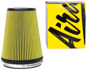 Airaid Universal Air Filter - Cone 6in Flange x 7-1/4in Base x 5in Top x 9in Height - Synthaflow Airaid Air Filters - Universal Fit