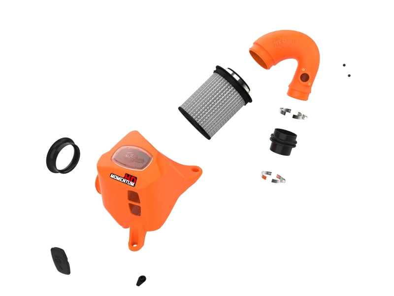 aFe 15-25 Toyota Hilux L4 2.8L (td) Momentum HD Orange Edition Intake w/ Pro DRY S Filter (MOQ 12) aFe Cold Air Intakes