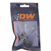 DeatschWerks 8AN Female Flare to 6AN Male Flare Reducer - Anodized Matte Black DeatschWerks Fittings
