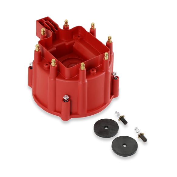 GM HEI Distributor Cap, Red 8411 MSD Autoparts