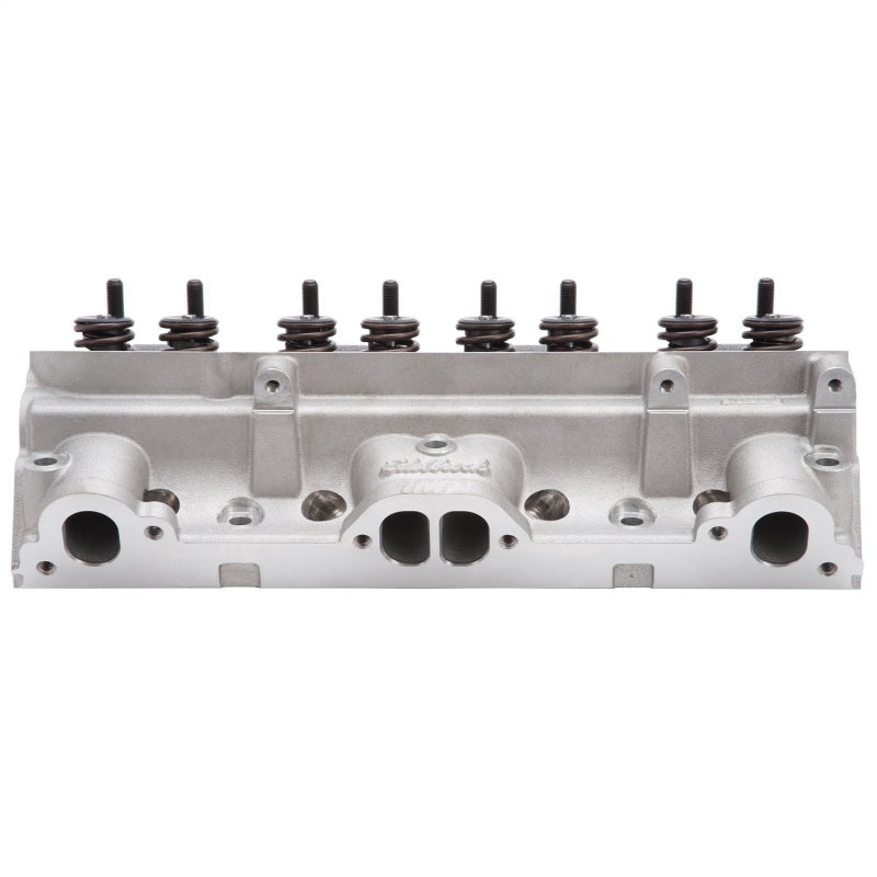 Edelbrock Cylinder Head Pontiac Performer D-Port 72cc Chambers for Hydraulic Roller Cam Complete Edelbrock Heads