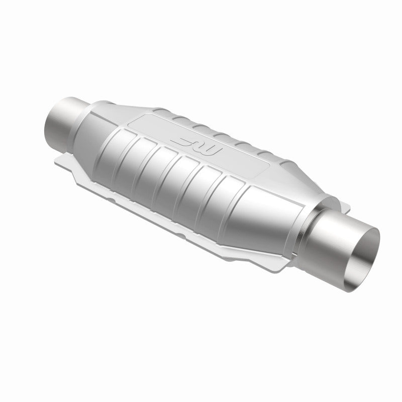 MagnaFlow Universal Catalytic Converter 2.25in Inlet/Outlet Center/Center Oval Rear (California) Magnaflow Catalytic Converter Universal
