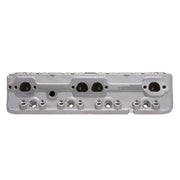 Edelbrock Cylinder Head SBC NHRA Legal 64cc Straight Plug Bare Single Edelbrock Heads