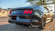 Corsa 2015-2017 Ford Mustang GT 5.0 3in Axle Back Exhaust Black Quad Tips (Sport) CORSA Performance Axle Back