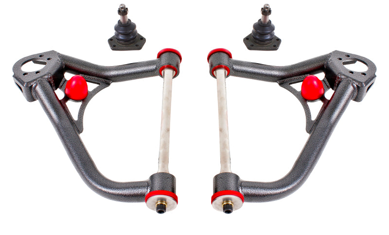 BMR 67-69 1st Gen F-Body Non-Adj. Upper A-Arms (Polyurethane) - Black Hammertone