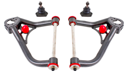 BMR 67-69 1st Gen F-Body Non-Adj. Upper A-Arms (Polyurethane) - Black Hammertone BMR Suspension Control Arms
