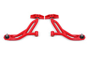 BMR 10-14 Ford Mustang Non-Adj. Lower A-Arms Delrin/Rod End w/ 19mm Tall Ball Joint - Red BMR Suspension Control Arms