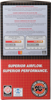 K&N Custom Oval Race Filter 5-1/8in FLG / 9in OD x 3-3/8in HW/VENT K&N Engineering Carburetor Air Cleaners