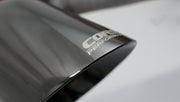Corsa Single Universal 2.5in Inlet / 4in Outlet Black PVD Pro-Series Tip Kit CORSA Performance Tips
