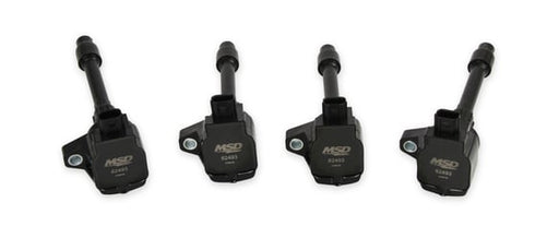 MSD Ignition Coil - Blaster Series-Honda 1.5L/2.0L/2.0L Turbo 4-cyl-Black-4-Pack 824943 MSD Autoparts