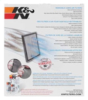 K&N 2010-2015 Chevrolet Camaro 3.6L V6 / 2010-2015 Chevrolet Camaro SS 6.2L V8 Cabin Air Filter K&N Engineering Cabin Air Filters