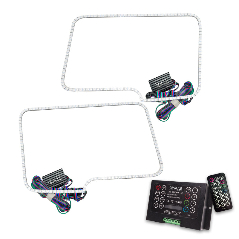 Oracle Ford F-150/Raptor 09-14 Halo Kit - ColorSHIFT w/ 2.0 Controller ORACLE Lighting Headlights