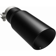 MagnaFlow Tip Stainless Black Coated Single Wall Round Single Outlet 5in Dia 3.5in Inlet 14.5in L Magnaflow Catalytic Converter Universal
