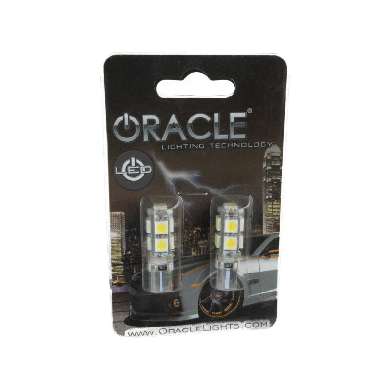 Oracle T10 9 LED 3 Chip SMD Bulbs (Pair) - Cool White ORACLE Lighting Bulbs
