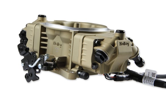 Holley EFI Terminator X Stealth 4150 Throttle Body - Classic Gold 534-294 HOLLEY Autoparts