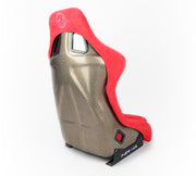 NRG FRP Bucket Seat ULTRA Edition - Large (Red Alcantara/Gold Glitter Back) NRG Race Seats