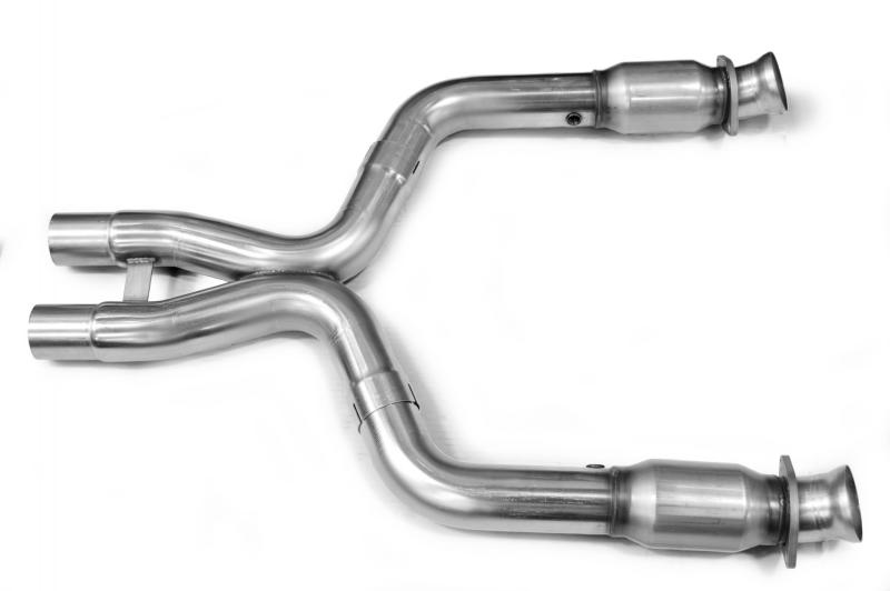 Kooks 07-10 Ford Mustang Shelby GT500 1-3/4 x 3 Header & Green Catted X-Pipe Kit Kooks Headers Headers & Manifolds