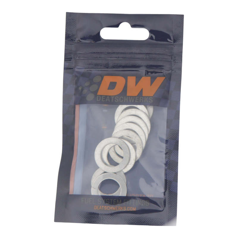 DeatschWerks -4 AN Aluminum Crush Washer (Pack of 10) DeatschWerks Hardware - Singles