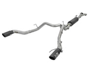 aFe MACH Force-Xp 3in to 3-1/2in 304 SS Cat-Back Exhaust w/Black Tip 17-18 Ford F-150 Raptor V6 3.5L aFe Catback