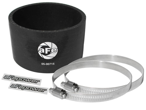 aFe Magnum FORCE Intake Coupling Kit (4 IN ID x 2-1/2 IN L) Straight Coupler - Black aFe Air Intake Components