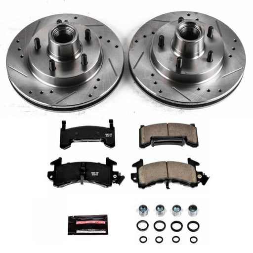 Power Stop 82-87 Buick Regal Front Z23 Evolution Sport Brake Kit PowerStop Brake Kits - Performance D&S