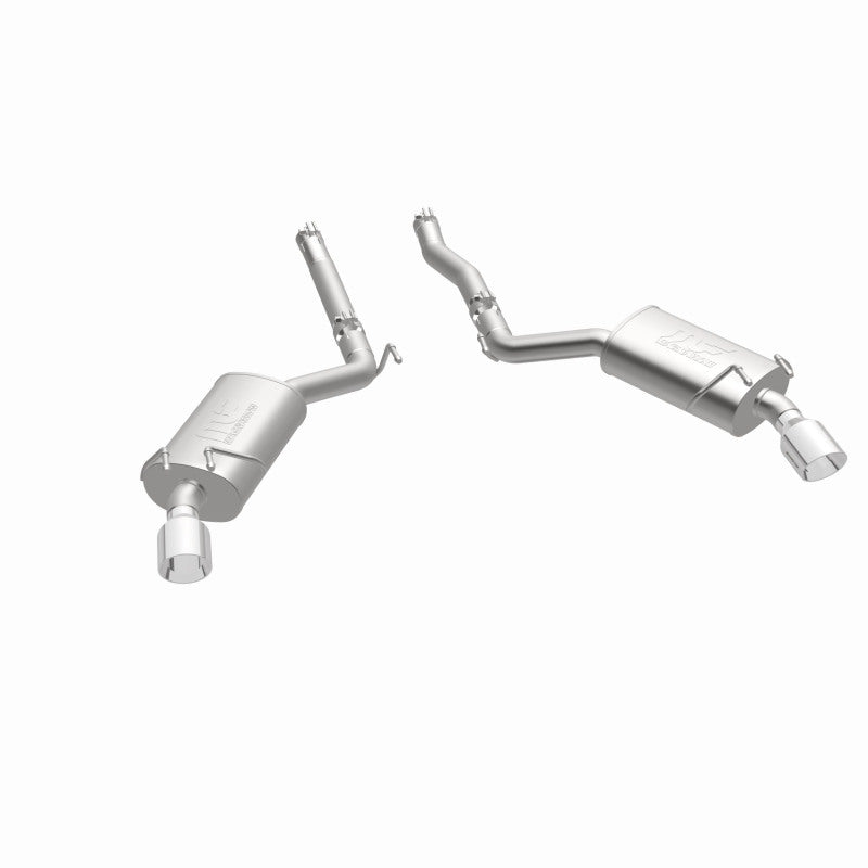 MagnaFlow Axle-Back Stainless Dual Split 4in Polished Tips 10-15 Chevrolet Camaro Convert. 3.6L V6 Magnaflow Axle Back