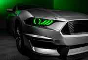 Oracle Lighting 18-23 Ford Mustang Dynamic ColorSHIFT LED Headlights - Black Series ORACLE Lighting Headlights