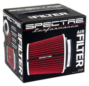 Spectre Adjustable Conical Air Filter 5-1/2in. Tall (Fits 3in. / 3-1/2in. / 4in. Tubes) - Red Spectre Air Filters - Universal Fit