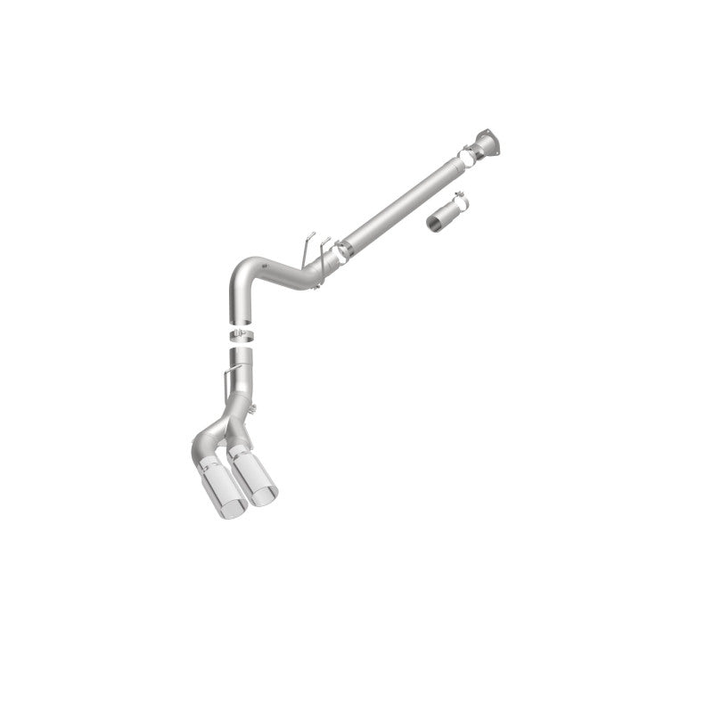 MagnaFlow 08-17 Ford F-250/F-350/F-450 4.6L/6.7 DPF-Back SS 4in Dual Single Passenger Side Rear Exit Magnaflow DPF Back