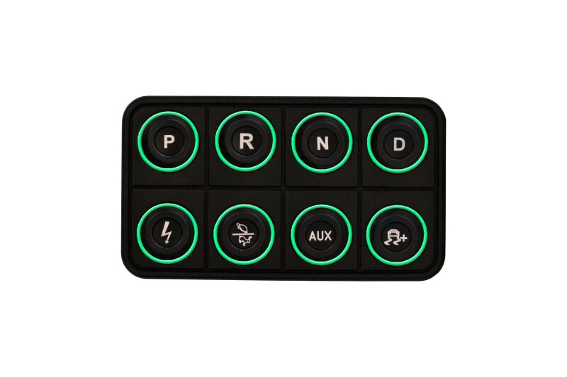 AEM EV 8 Button Keypad CAN Based Programmable Backlighting AEM Programmer Accessories