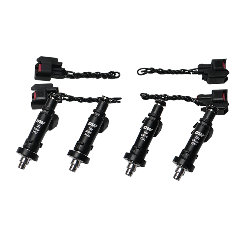 DeatschWerks 91-01 Acura Integra / 92-00 Honda Civic OBD I and II B/D/H Series 550cc Injectors DeatschWerks Fuel Injector Sets - 4Cyl