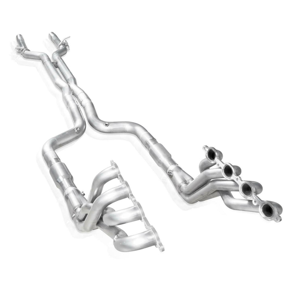 Stainless Works 2016-18 Camaro SS Headers 1-7/8in Primaries 3in High-Flow Cats X-Pipe AFM Delete CA16HCATST