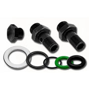 AEM High Volume Fuel Rail Banjo Fitting w/ Hole - Male -6AN ORB thread (9/16in -18) AEM Fittings