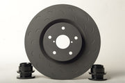 Hawk Talon 16-18 Ford F-250/350/450 4WD Vented Street Brake Rotors Pair - Front Hawk Performance Brake Rotors - Slotted