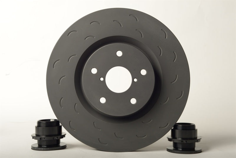 Hawk Talon 16-18 Ford F-250/350/450 4WD Vented Street Brake Rotors Pair - Front Hawk Performance Brake Rotors - Slotted