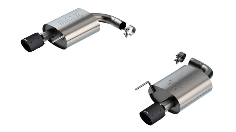 Borla 2024 Ford Mustang GT 5.0L V8 w/o Active Exhaust ATAK Axle-Back Exhaust System - Carbon Fiber Borla Axle Back